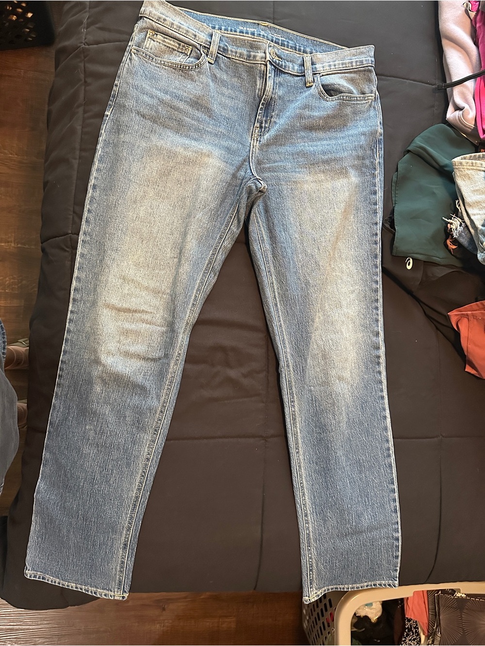 Old Navy Light Blue Women's Straight-Leg Jeans
